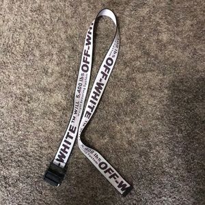 Off white industrial logo belt  100% AUTHENTIC
